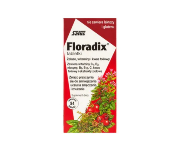 Żelazo i Witaminy, 84 tabletki- Floradix