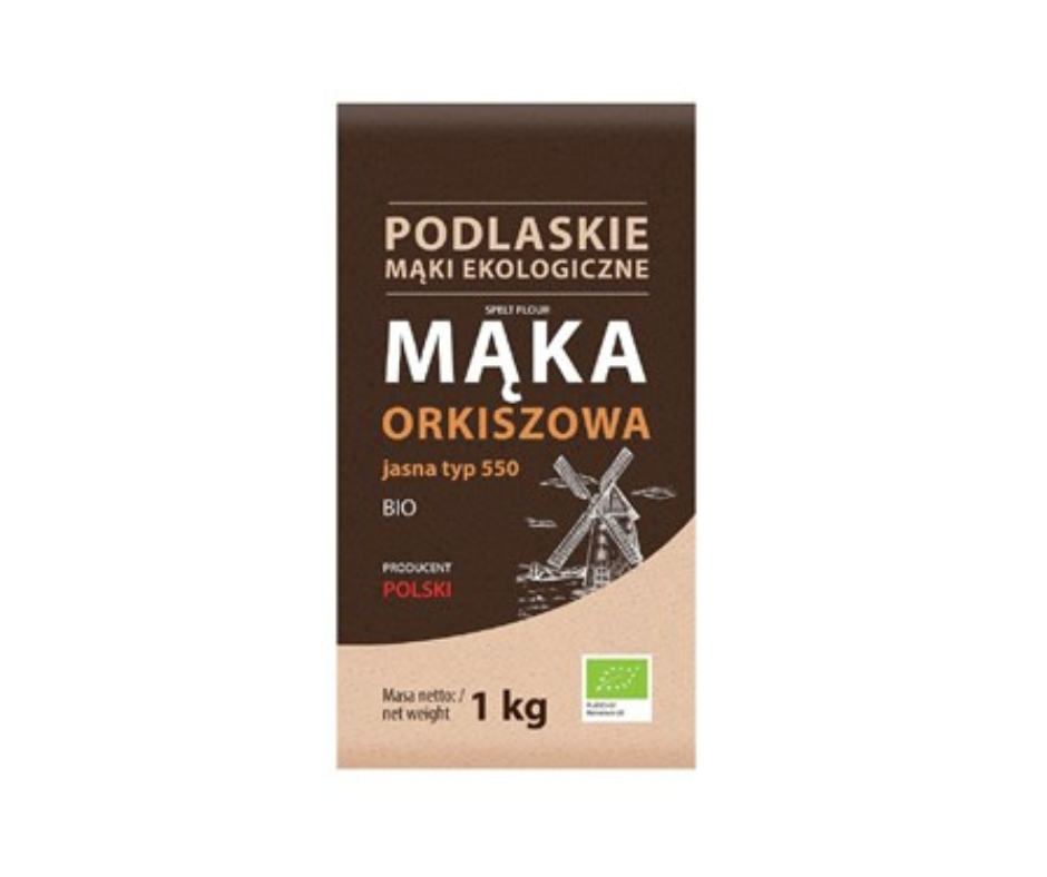 Mąka orkiszowa jasna (typ 550) 1 kg - Bio Life - Mąki Podlaskie (EKO)