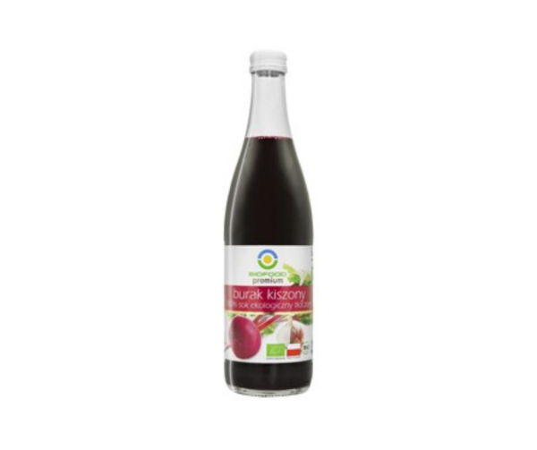 Sok z buraka kiszonego NFC bezglutenowy BIO, 500 ml- Bio Food