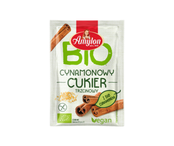 Cukier cynamonowy bezglutenowy bio 20g - Amylon