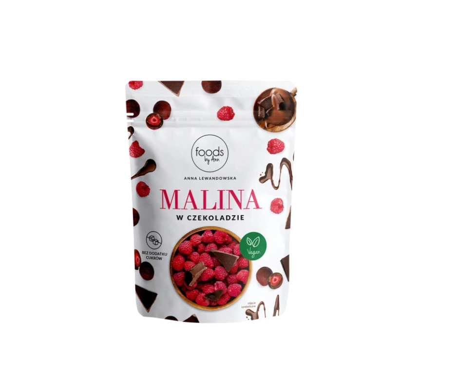 Malina liofilizowana w czekoladzie, 50 g- Foods by Ann
