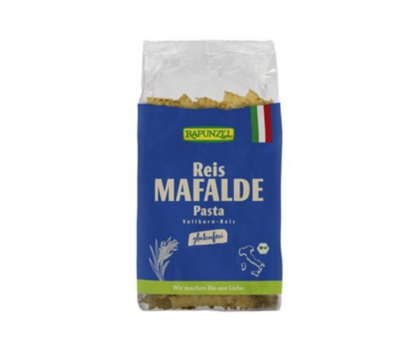 Makaron ryżowy razowy Mafalde bezglutenowy bio 250g- Rapunzel