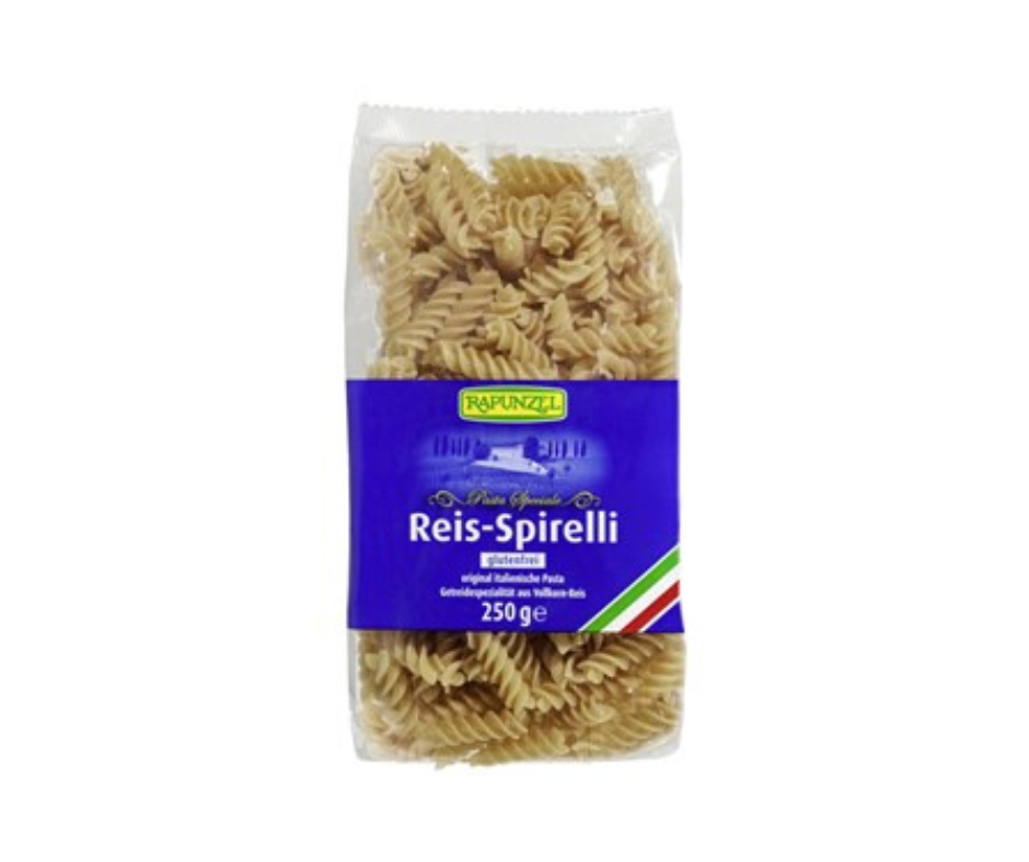 Makaron ryżowy razowy Świderki bezglutenowy bio 250g- Rapunzel