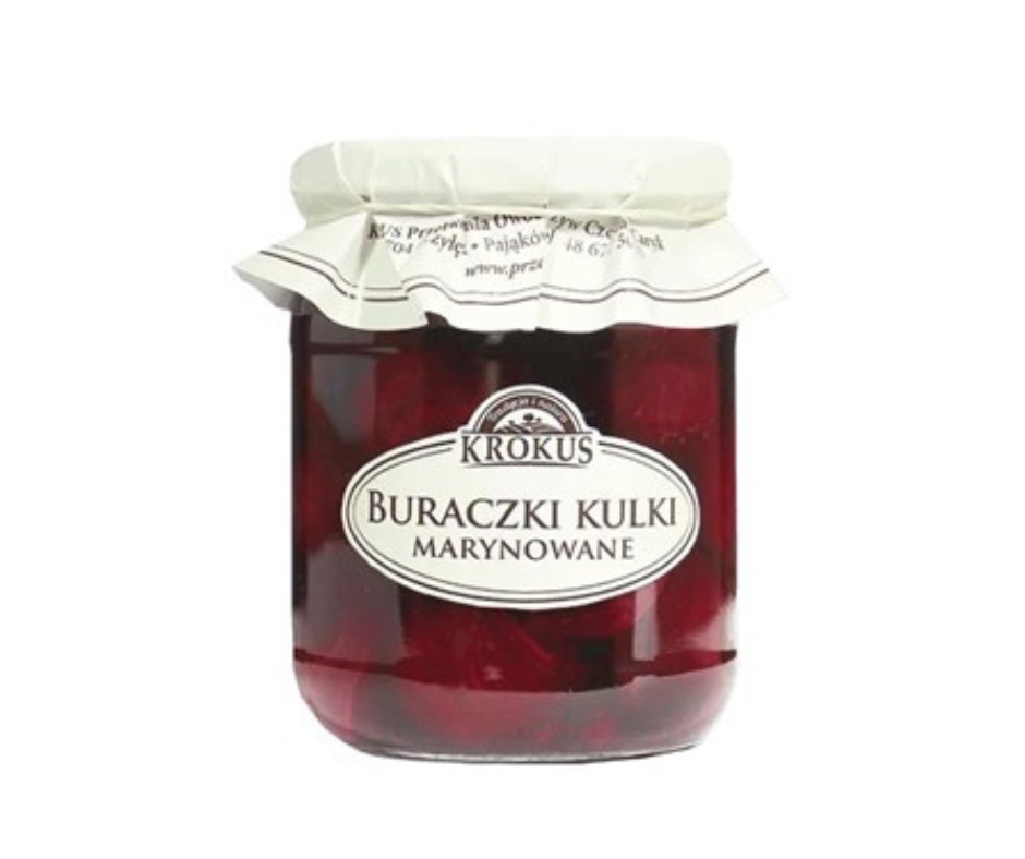 Buraczki marynowane kulki 470g/300g- Krokus