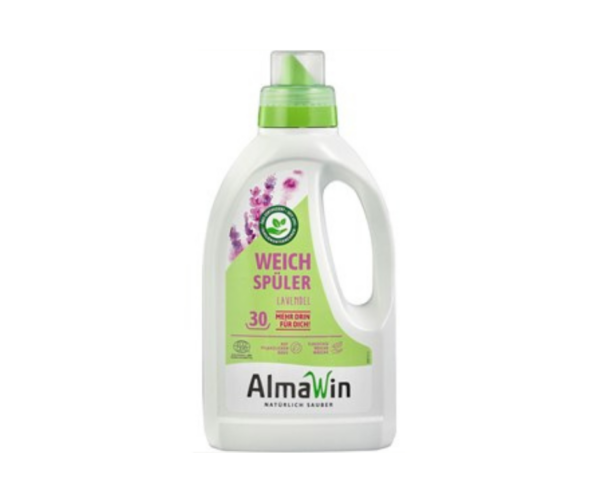Płyn do zmiękczania tkanin lawendowy (koncentrat) ECO 750 ml (30 PRAŃ) - Almawin