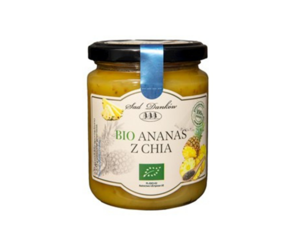 Ananas z chia bez dodatku cukrów bio 250 g - Sad Danków