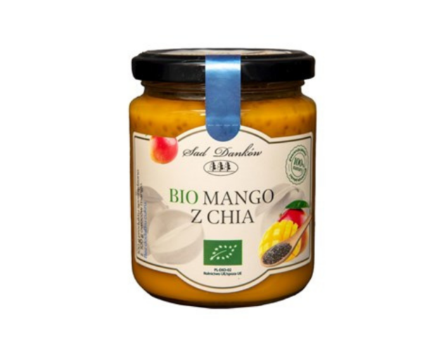 Mango z chia bez dodatku cukrów bio 250 g - Sad Danków