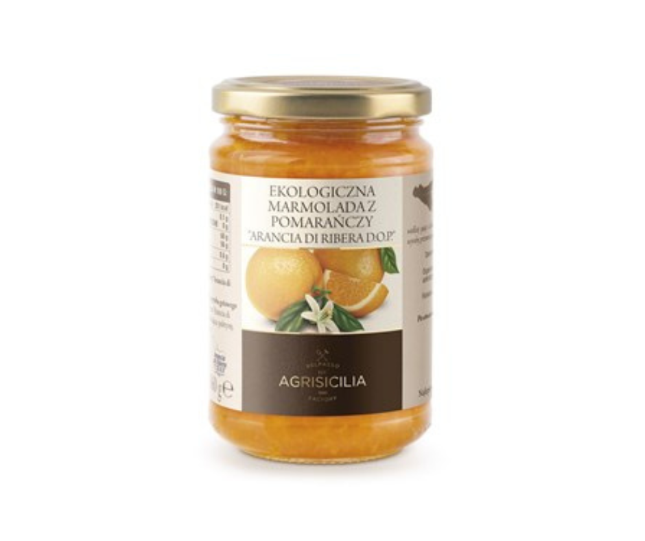 Marmolada z pomarańczy sycylijskich bio 360 g- Agrisicilia