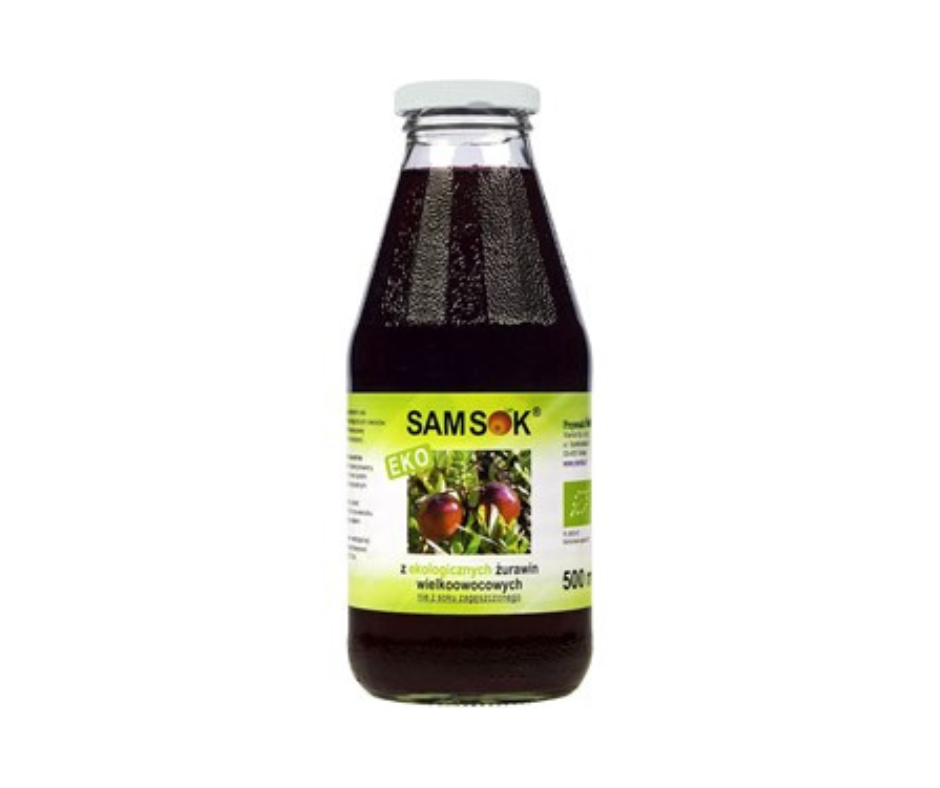 Sok z żurawin wielkoowocowych NFC bio 500 ml - Sam Sok VIANDS