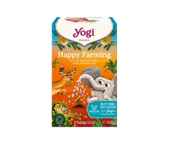 Herbatka happy farming bio (17x2g) 34g- Yogi tea