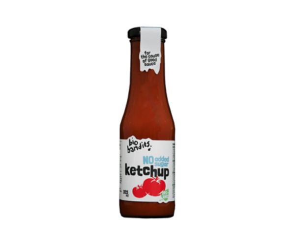 Ketchup bez dodatku cukrów bio 325 ml- Bio Bandits