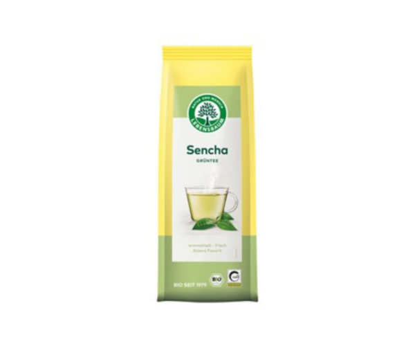 Herbata zielona liściasta Sencha bio 75g- Lebensbaum