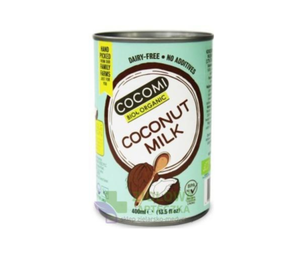 Mleczko kokosowe bio 17% 400ml - Cocomi
