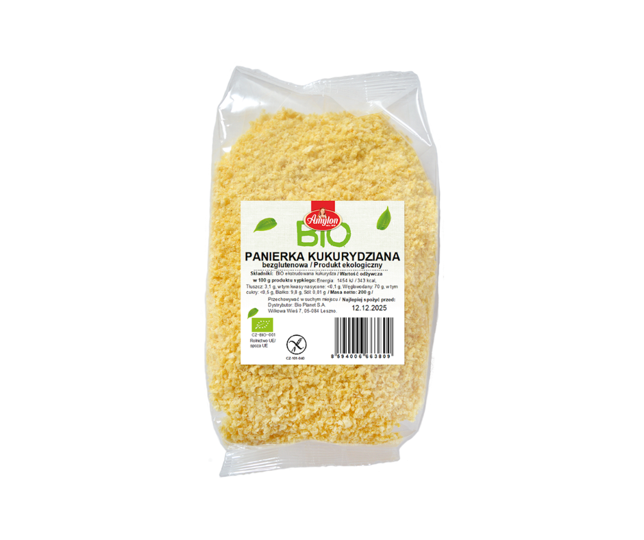Panierka kukurydziana bezglutenowa bio 200 g- Amylon
