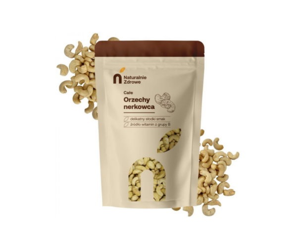 Orzechy nerkowca całe 500g- Naturalnie zdrowe