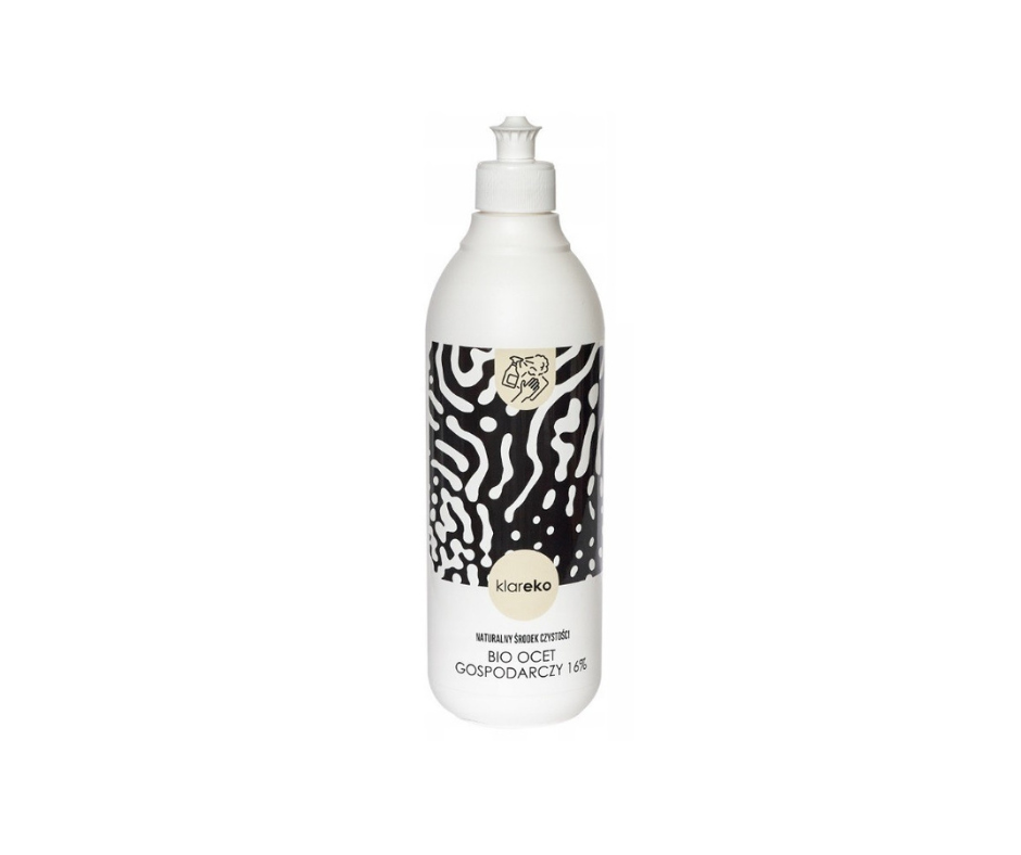 Bio Ocet Gospodarczy 16%, butelka z zakrętką dozującą, 500 ml, Klareko