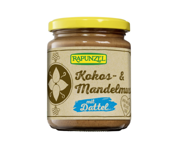 Krem kokosowo- migdałowy z daktylami bio 250 g- Rapunzel