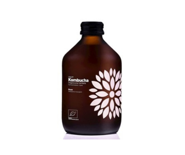 Kombucha różana bezglutenowa bio 330 ml - Vigo