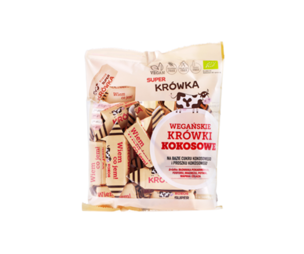 Krówki kokosowe bezmleczne bezglutenowe bio 150g -Me gusto