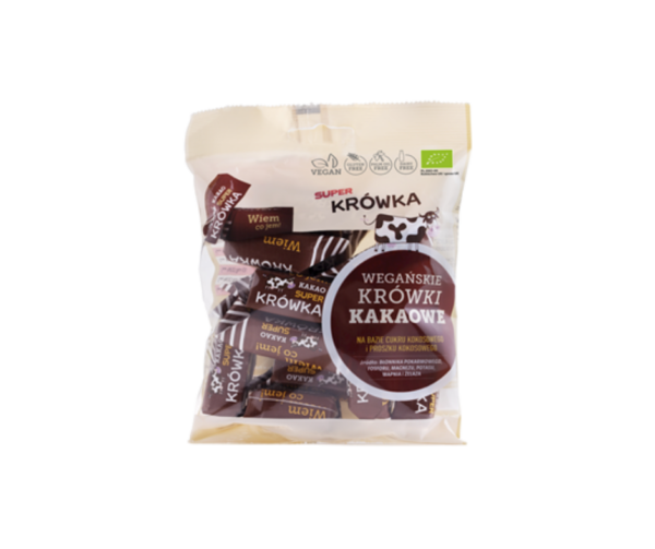 Krówki kakaowe bezmleczne bezglutenowe bio 150g -Me gusto