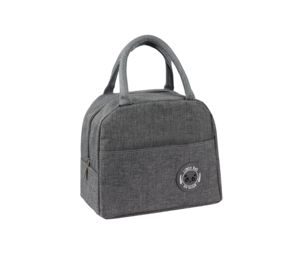 Torba śniadaniowa termiczna lunch box Szara-  VERGIONIC