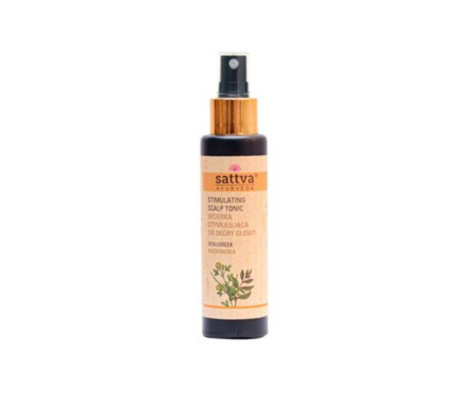 Wcierka do skóry głowy stymulująca wzrost kozieradka 100 ml - Sattva