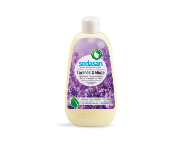 Płyn do zmywania naczyń lawenda-mięta BIO 500 ml – Sodasan