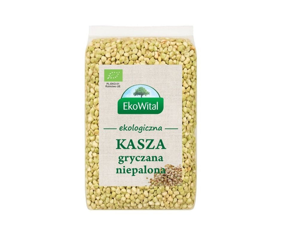 Kasza gryczana niepalona 1 kg BIO- Ekowital