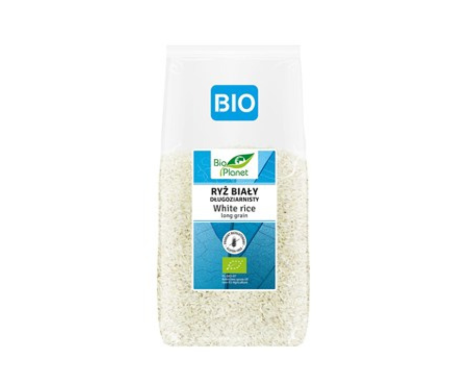 Ryż biały długoziarnisty bezglutenowy bio 500g - Bio Planet