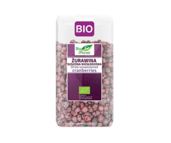 Żurawina suszona niesłodzona bio 50 g- Bio Planet