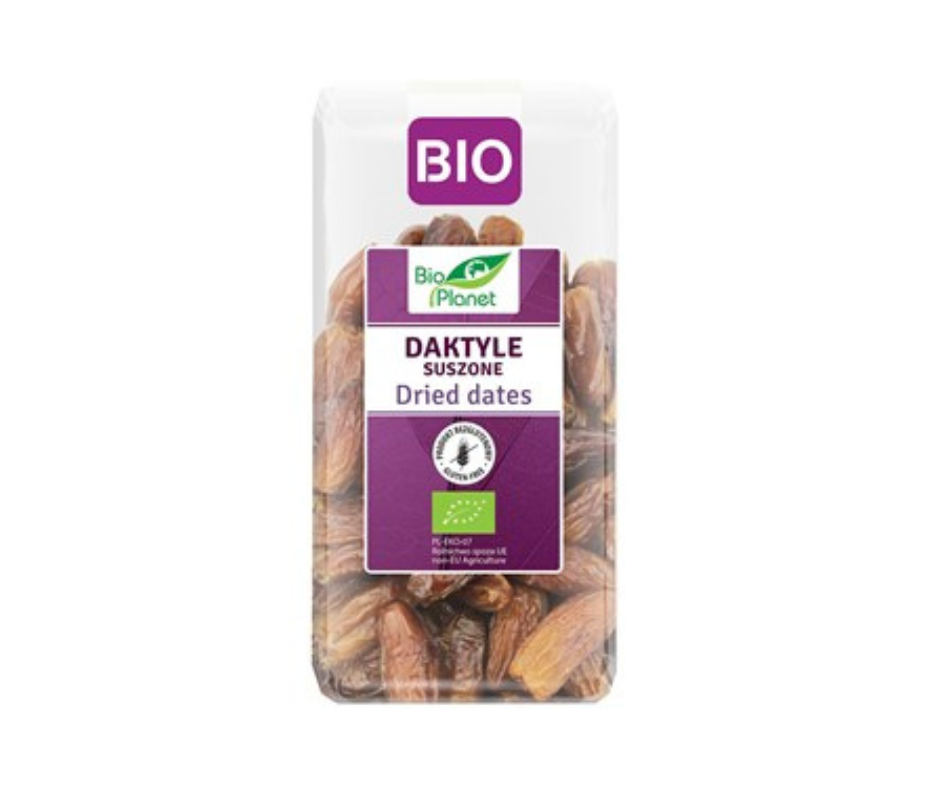 Daktyle Suszone bez pestek Bezglutenowe Bio 400 g - Bio Planet