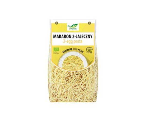 Makaron (2 -jajeczny semolinowy) krajanka bio 250 g- Bio Planet