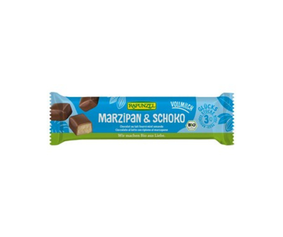 Batoniki marcepanowe z miodem w czekoladzie mlecznej bio 50 g -Rapunzel