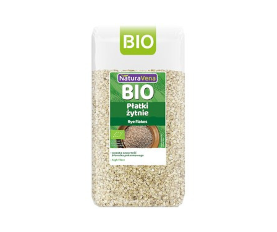 Płatki Żytnie Bio 300 g - Naturavena