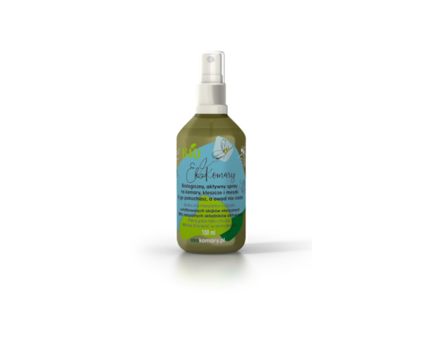 Spray na komary meszki kleszcze BIO 100 ml -Ekokomary.pl