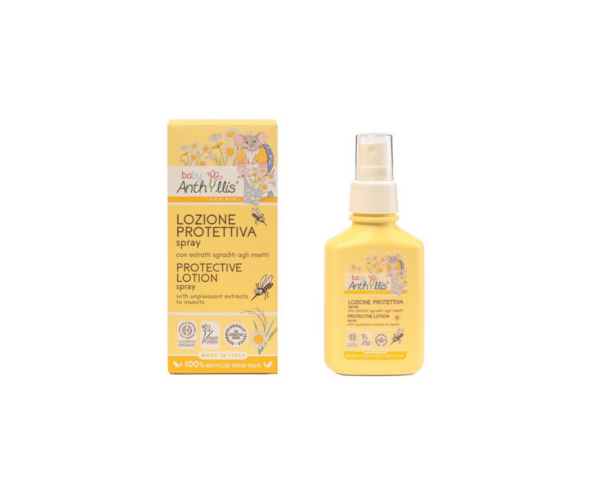 Bio Spray ochronny dla dzieci z ekstraktem z katalapy, nieprzyjemnym dla komarów, owadów, 100 ml- Baby Anthyllis