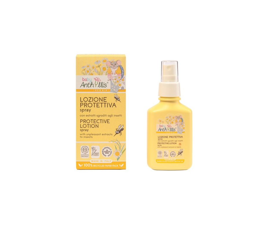 Bio Spray ochronny dla dzieci z ekstraktem z katalapy, nieprzyjemnym dla komarów, owadów, 100 ml- Baby Anthyllis