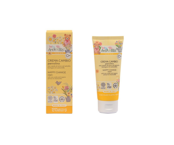 Bio Balsam ochronny na podrażnienia i odparzenia pieluszkowe, z Shea, rumiankiem i tlenkiem cynku, 100 ml,- Baby Anthyllis