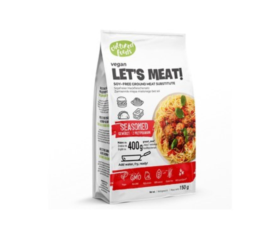 Zamiennik mięsa mielonego z przyprawami bezglutenowy 150g - Cultured foods