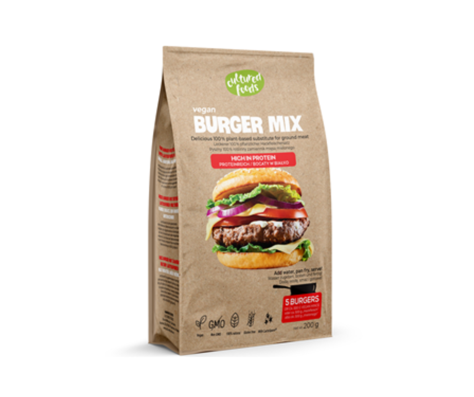 Zamiennik mięsa mielonego na burgery bezglutenowy 200g - Cultured foods