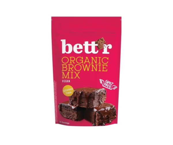 Mieszanka na ciasto brownie wegańska bezglutenowa BIO 400 g- Bettr
