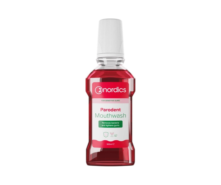 Płyn do płukania jamy ustnej parodent przeciw paradontozie 300 ml- Nordics