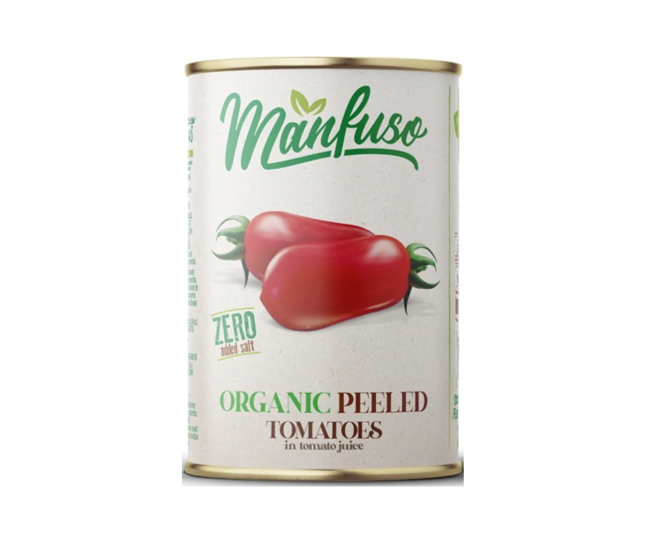 Pomidory bez skórki BIO 400 g- Manfuso