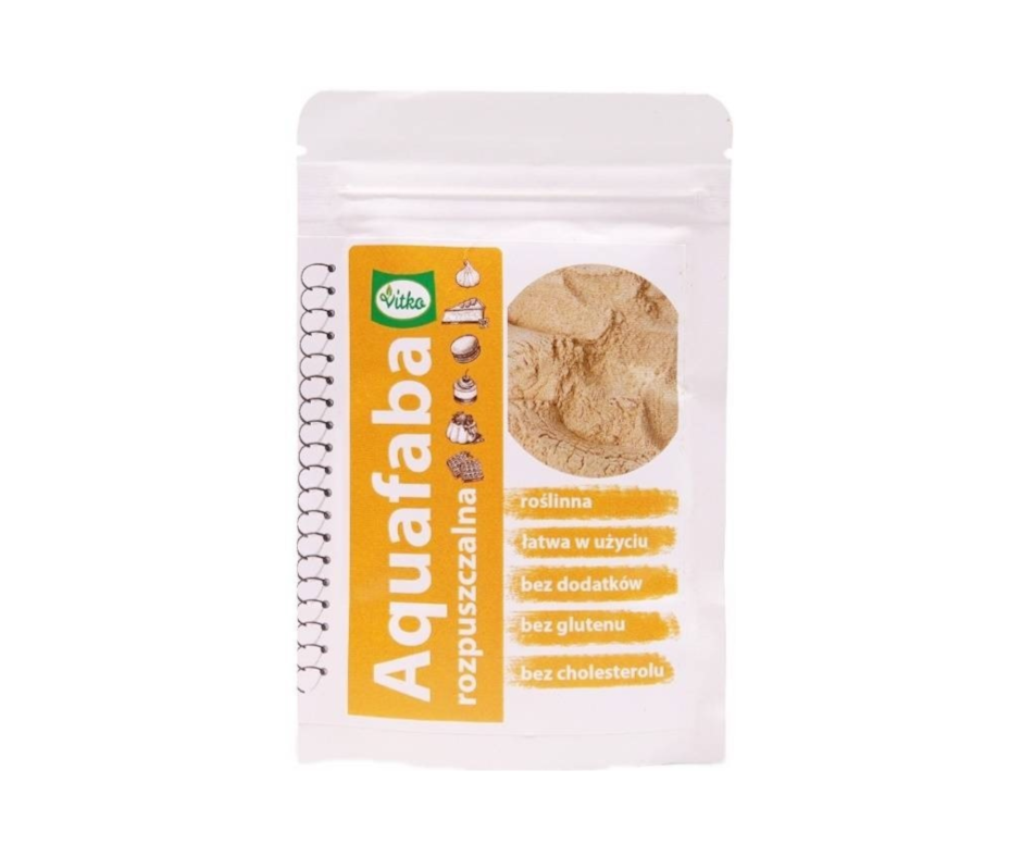 Aquafaba rozpuszczalna - Wegański Zamiennik Jajek 30 g - Vitko