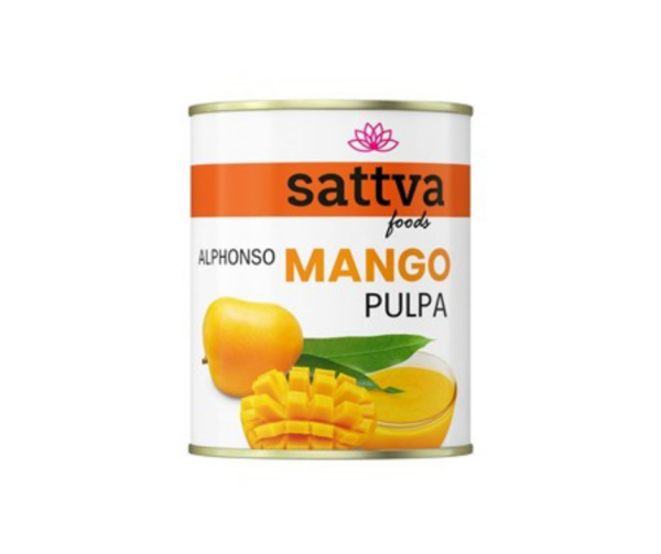 Mango alphonso pulpa 850 g- Sattva