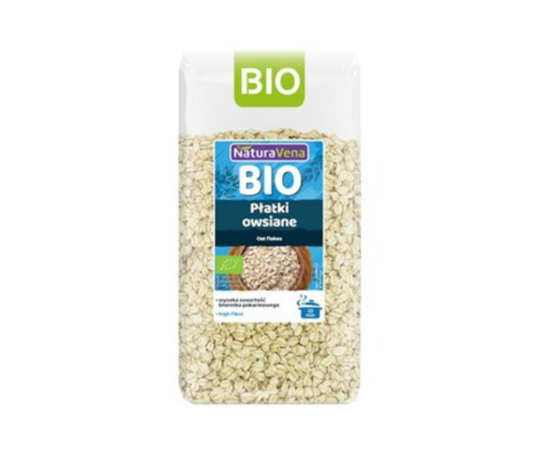 Płatki Owsiane 600 g bio- Naturavena