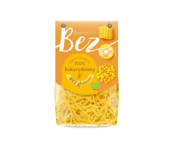 Makaron Bezgutenowy kukurydziany, krajanka, Eko, 250g- Bartolini