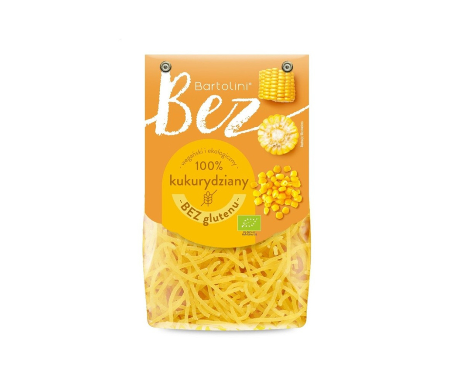 Makaron Bezgutenowy kukurydziany, krajanka, Eko, 250g- Bartolini