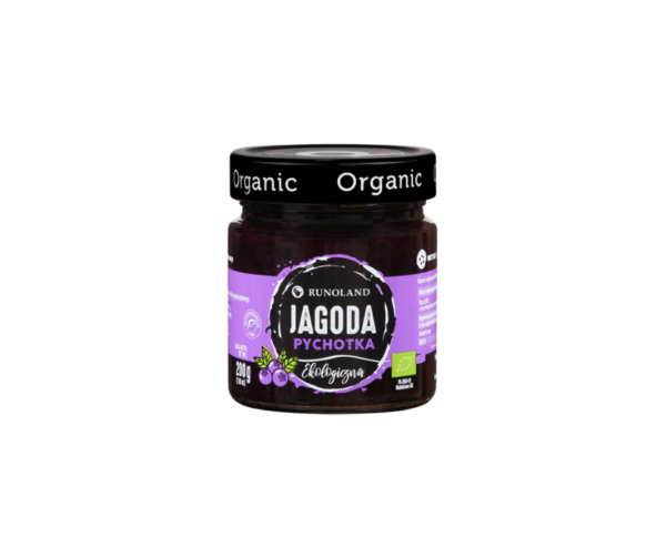 Ekologiczna Jagoda Pychotka, 80% owoców, 200 g,- Runoland