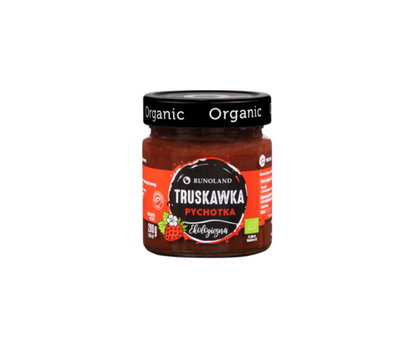 Ekologiczna Truskawka Pychotka, 80% owoców, 200 g,- Runoland